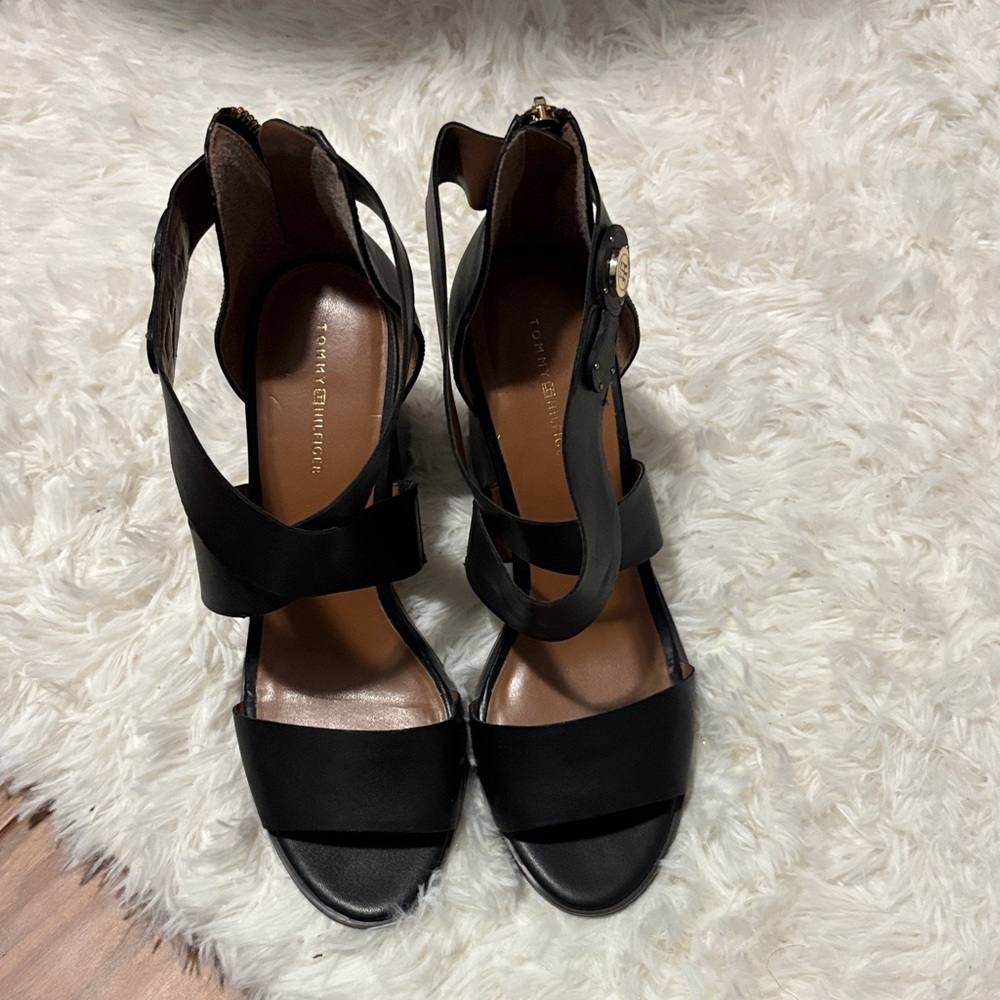 Tommy Hilfiger Black Women's Heels